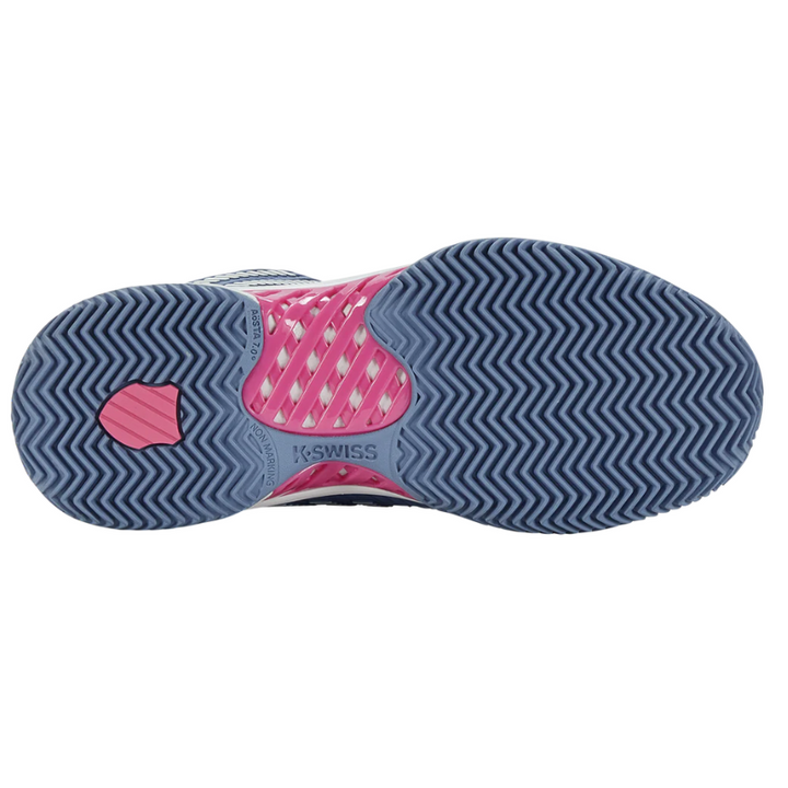 K Swiss Hypercourt AC Express 2 Hardcourt Womens Tennis Shoes Infinity Blue Blush Carmine Rose