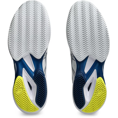 Asics Solution Speed FF 3 Men Tennis Shoes - White/Mako Blue
