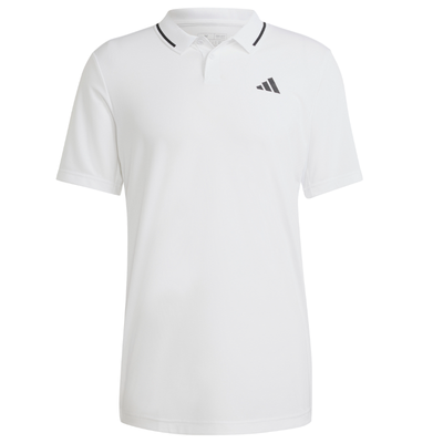 Adidas Club Tennis Piqué Polo Tennis Shirt - Black/White