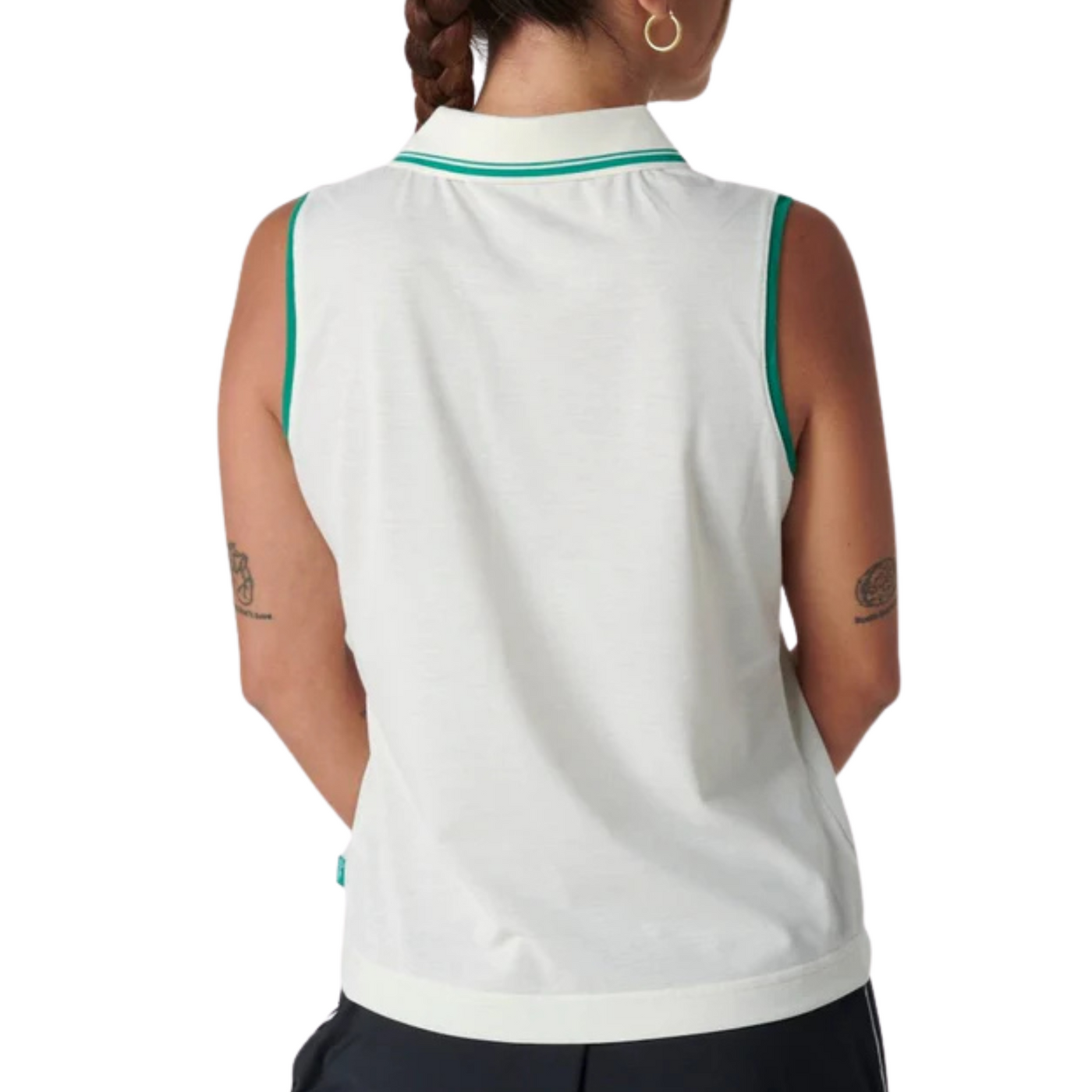 Rallee Reina Womens Tennis Polo – Vintage White