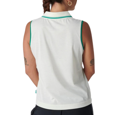 Rallee Reina Womens Tennis Polo – Vintage White