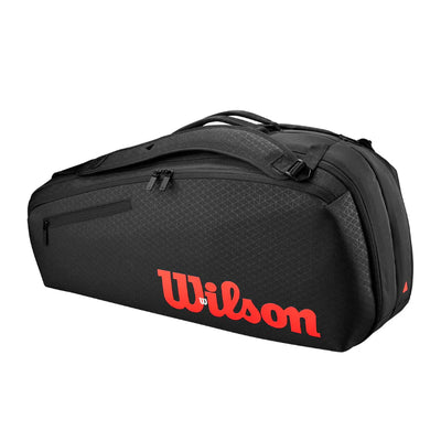Wilson Clash V3 6Pack Racquet Bag - Black/Infrared