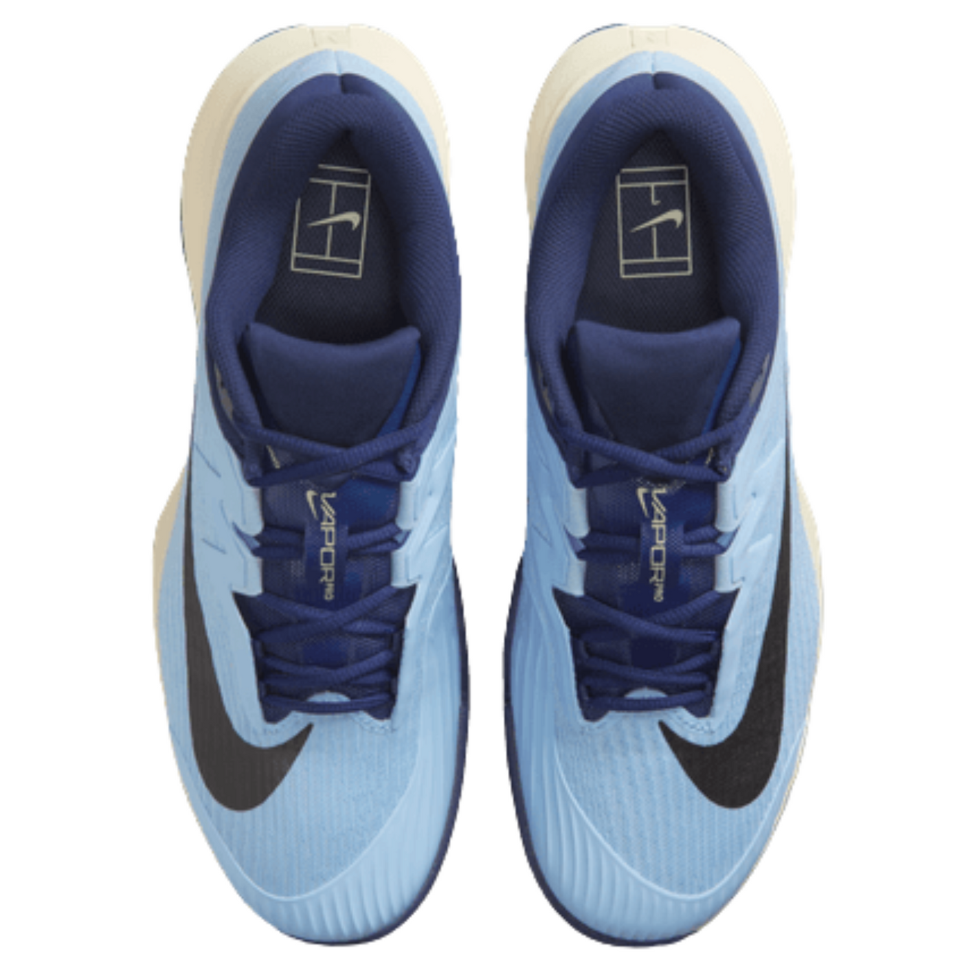 Nike Vapor Pro 3 Mens Hard Court Tennis Shoes - Psychic Blue/Black-Midnight Navy
