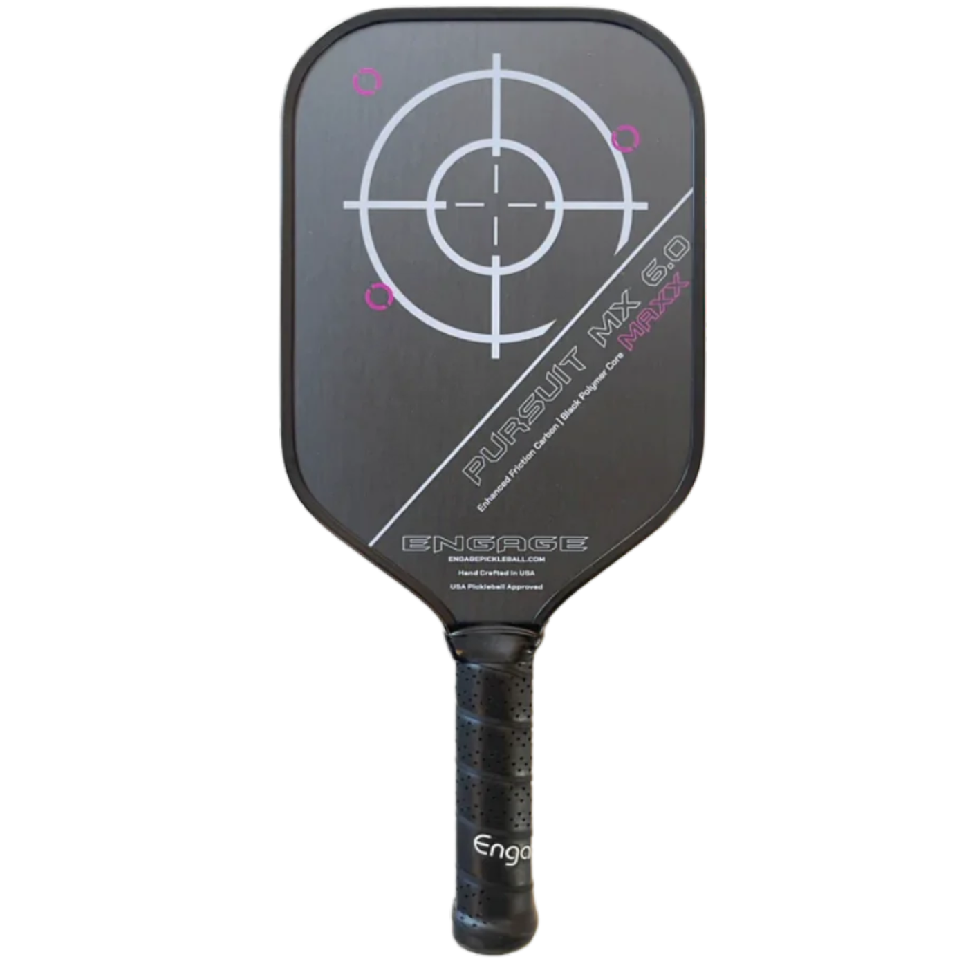 Engage Pursuit MAXX MX 6.0 | Enhanced Friction Carbon | Elongated Standard Pickleball Paddle