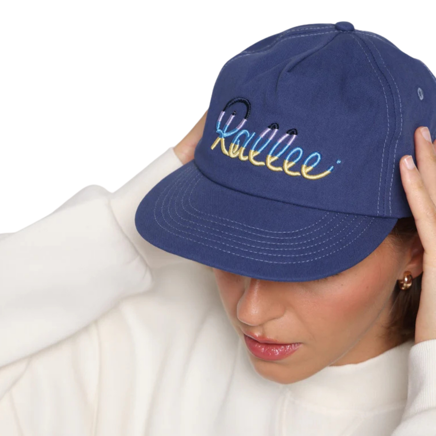 Rallee Twilight Baggy Soft Peak Tennis Cap - Navy