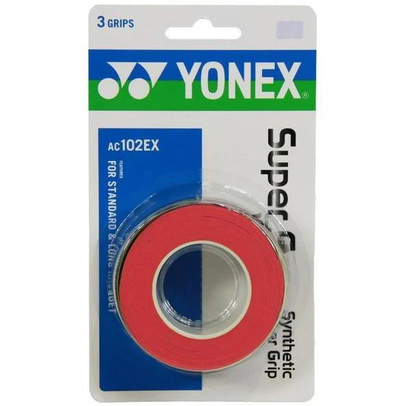 Yonex Super Grap Overgrip 3 Pack - Wine Red