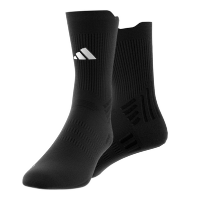 Adidas Tennis Cushioned Crew Socks - Black/White