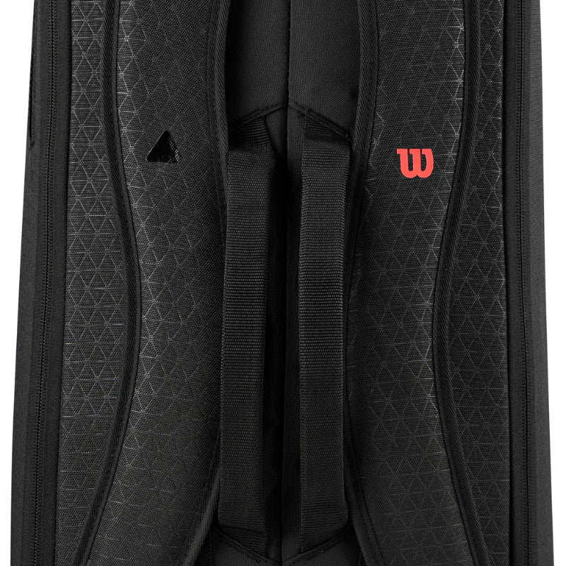 Wilson Clash V3 6Pack Racquet Bag - Black/Infrared