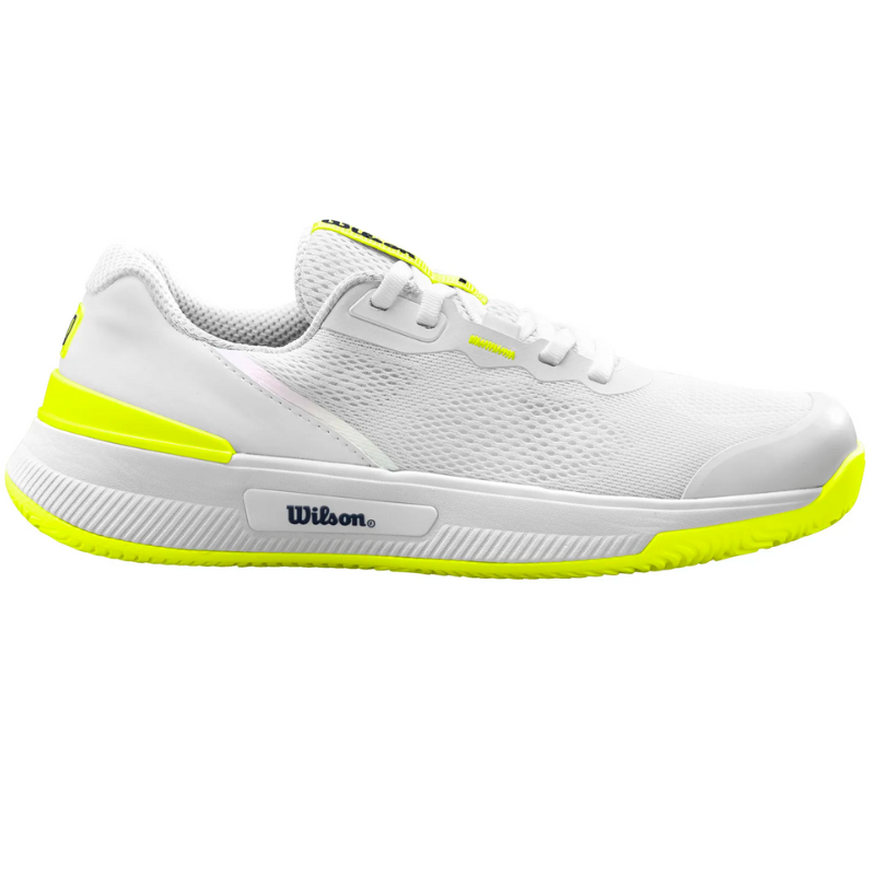 Wilson Intrigue Pro Oz Womens Tennis Shoes - White/Safety Yellow