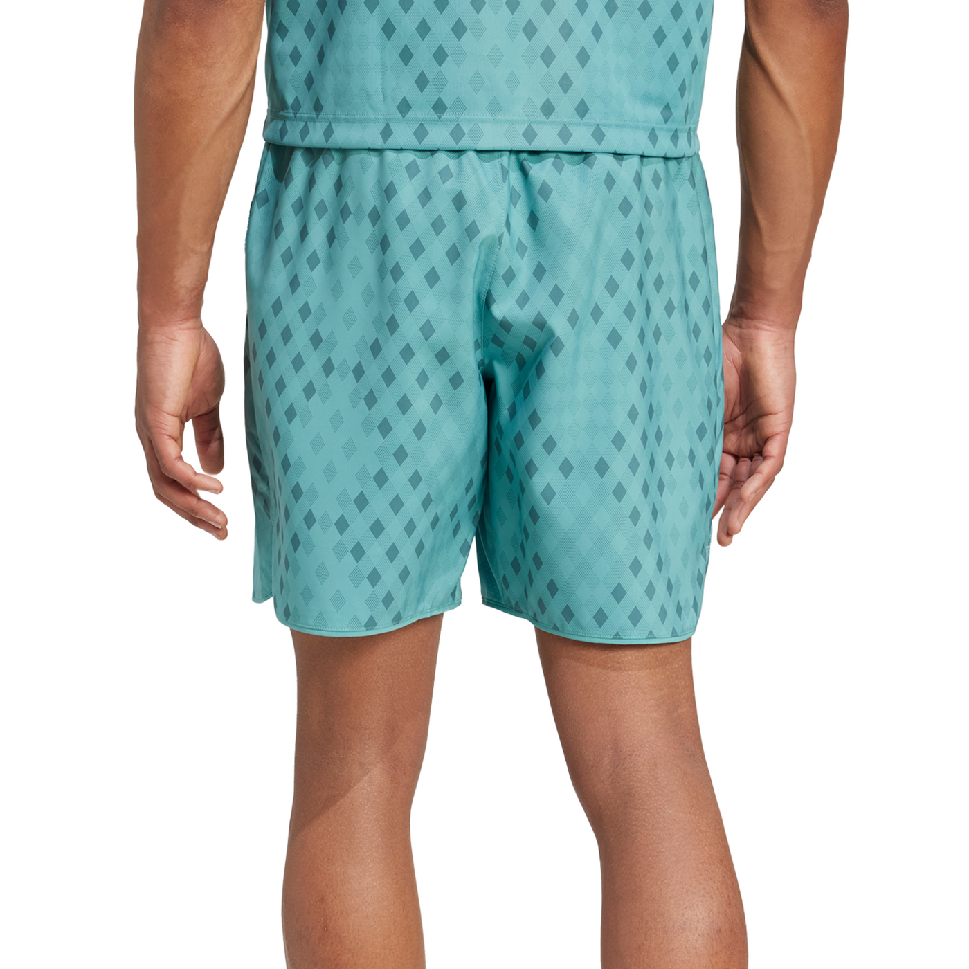 Adidas Club Tennis Climacool Graphic Mens Shorts - Powder Teal/Preloved Teal