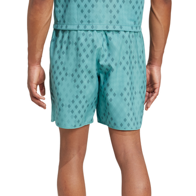 Adidas Club Tennis Climacool Graphic Mens Shorts - Powder Teal/Preloved Teal