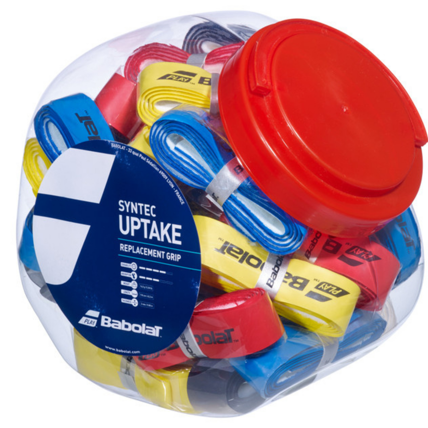 Babolat Uptake Replacement Grip Jar 30 Pack