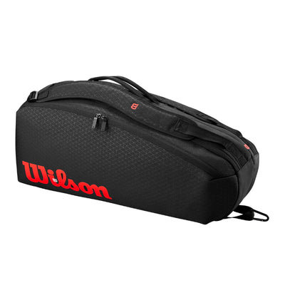 Wilson Clash V3 6Pack Racquet Bag - Black/Infrared