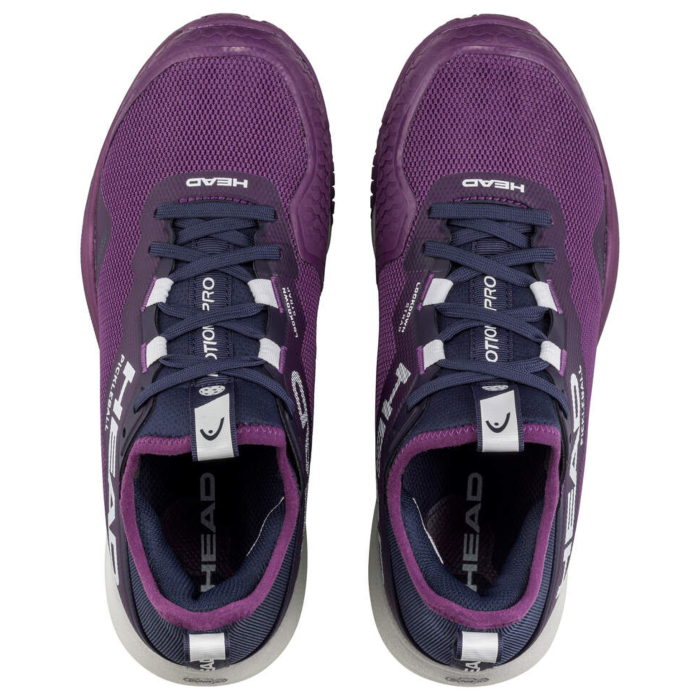 Head Motion Pro Pickleball Women Shoes - Plum / White
