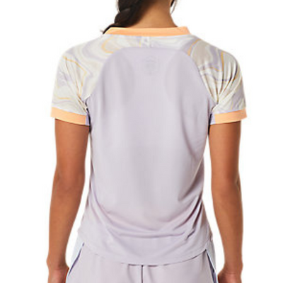 Asics Match Graphic Short Sleeved Women Top - Dusk Violet