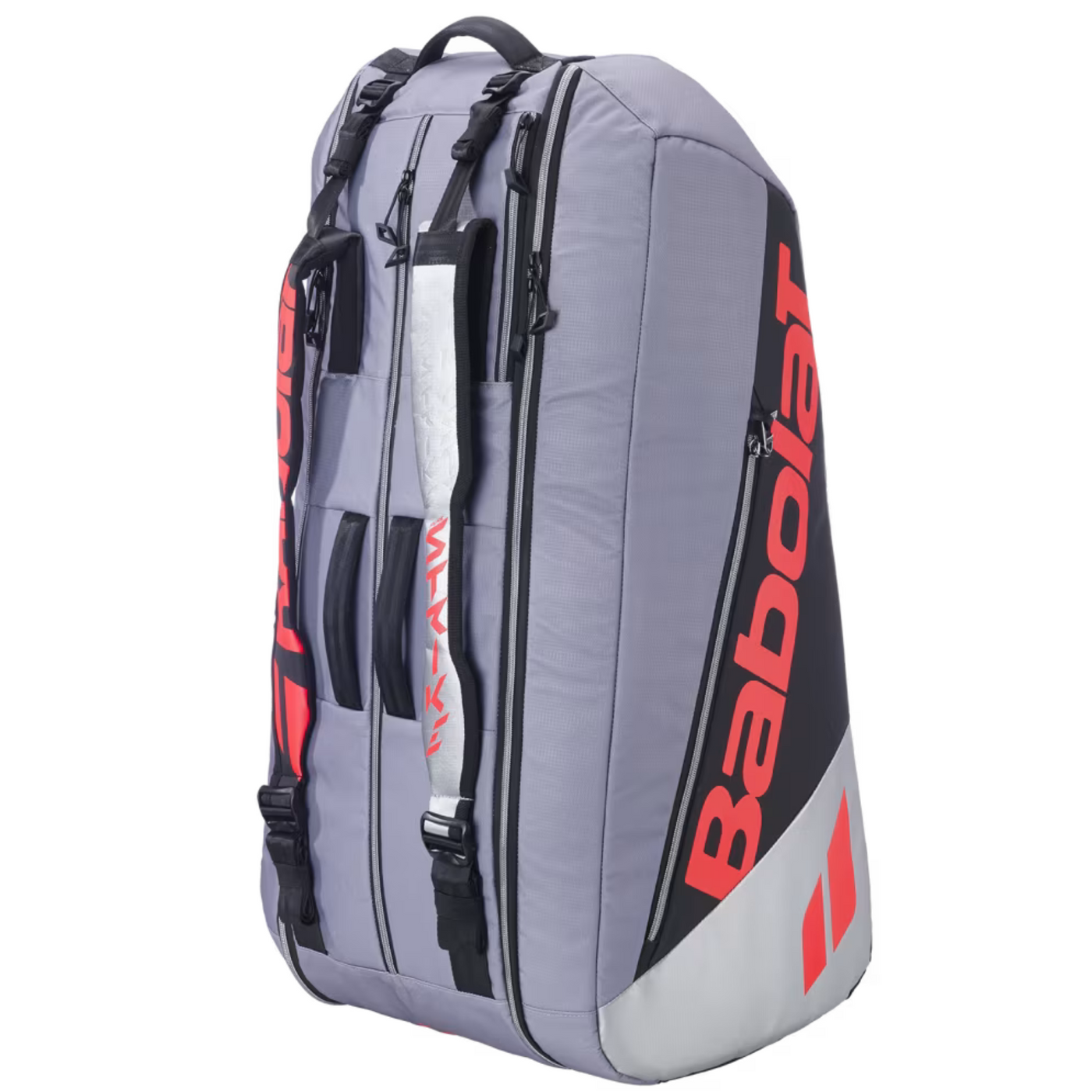 Babolat Pure Strike 9 Pack Tennis Bag Carbon Gray/Neon Red