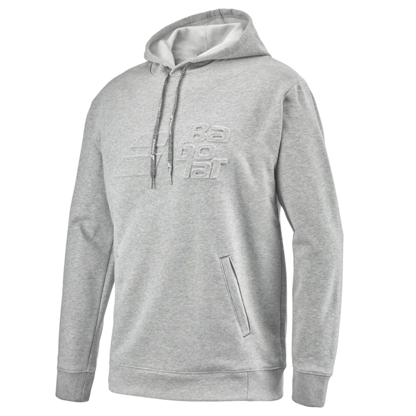 Babolat Exercise Men Hood Sweat -High Rise Hthr