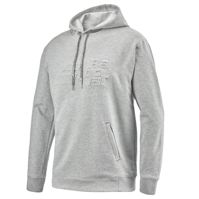 Babolat Exercise Men Hood Sweat -High Rise Hthr