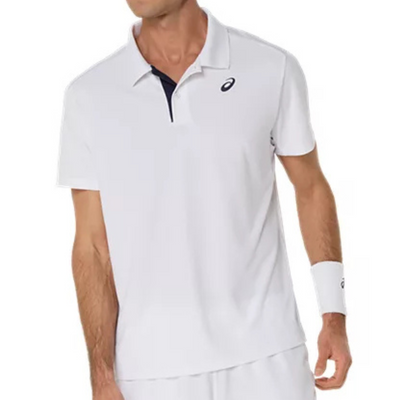 Asics Court Mens Tennis Polo - Brilliant White