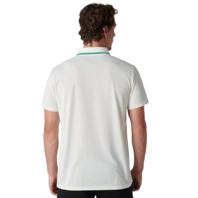 Rallee Classic Mens Tennis Polo - Vintage White