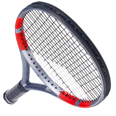 Babolat Pure Strike 100 16/20 Gen 4 Unstrung Tennis Racquet - Carbon Gray/Neon Red