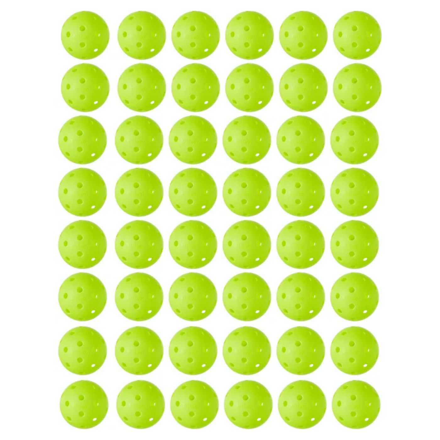Wilson Tru 32 Indoor Pickleballs 48 Pack - Neon Yellow