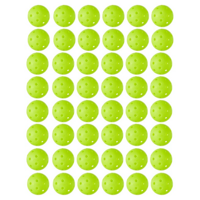 Wilson Tru 32 Indoor Pickleballs 48 Pack - Neon Yellow