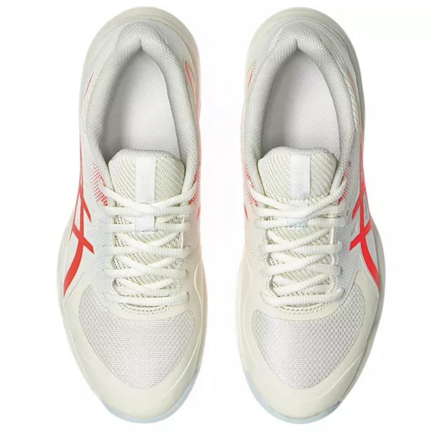 Asics Game FF Womens Pickleball Shoes - Cream/Flash Red