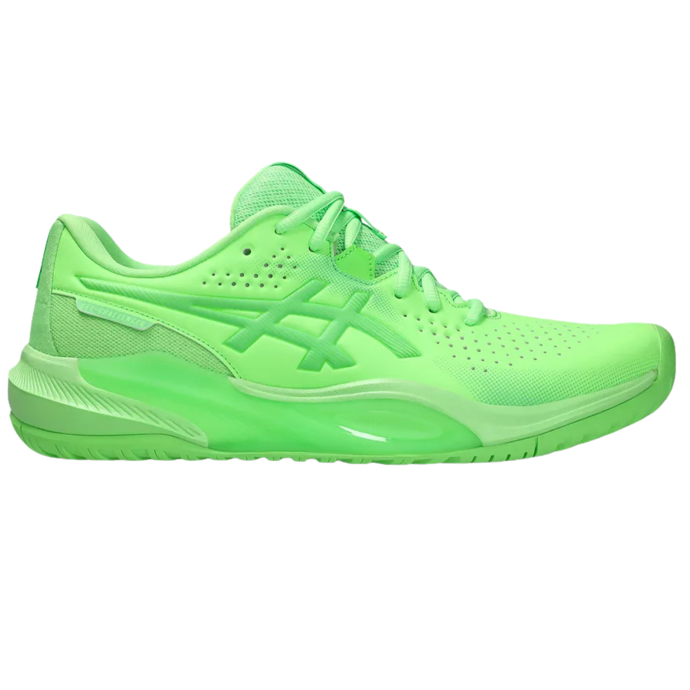 Asics Gel Challenger 15 Hard Court Mens Tennis Shoes - Lime Burst/Green Gecko
