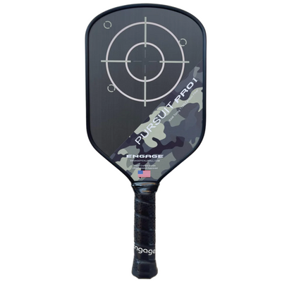 Engage Pursuit Pro 1 Elongated Power Series | Raw T700 Carbon Fiber Pickleball Paddle