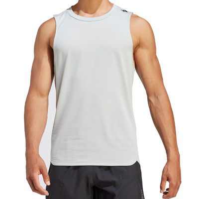 Adidas Training Workout Tank Men Tennis Top - Grey