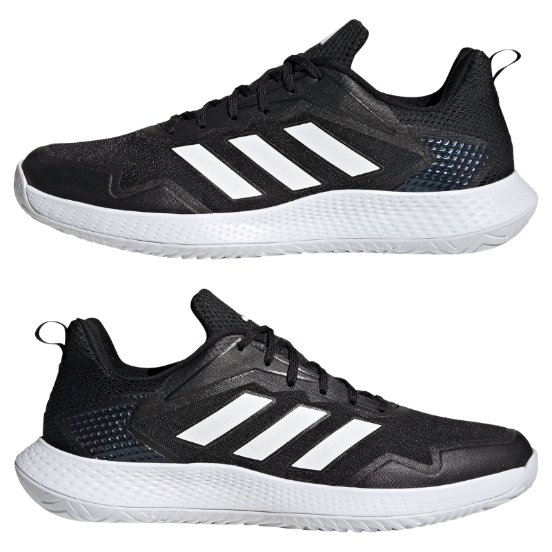 Adidas Defiant Speed Mens Tennis Shoes - Core Black / White / Grey Four
