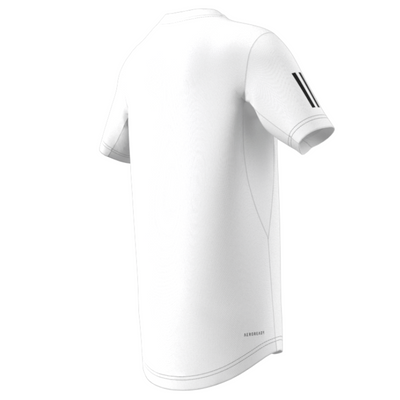Adidas Club Tennis 3-Stripes Tennis T-Shirt - White/Black