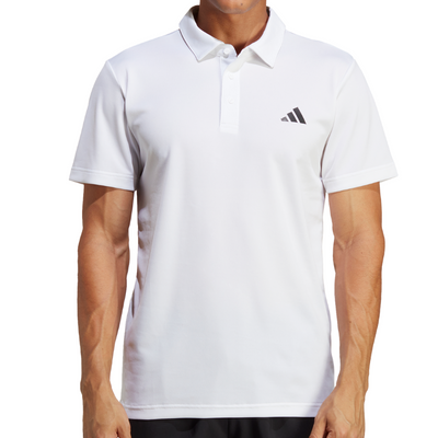Adidas Mens Tennis Fab Polo Shirt - White
