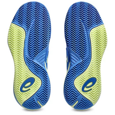 Asics Gel Resolution X Clay Womens Tennis Shoes Blue Coast /Huddle Yellow