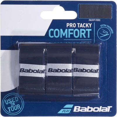 Babolat Pro Tacky Overgrip 3 Pack - Black