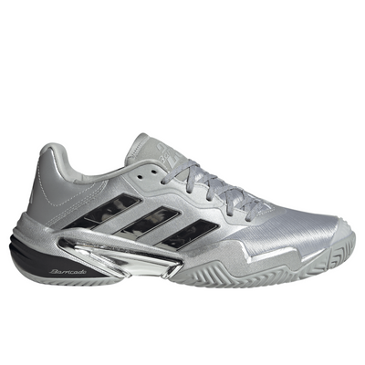 Adidas Barricade 13 Mens Tennis Shoes - Silver Metallic/Dash Grey