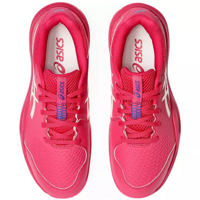 Asics Gel Resolution X Junior Tennis Shoes - Bright Rose/Cream