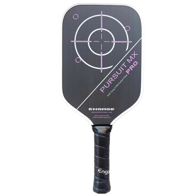 Engage Pursuit Pro MX | Raw T700 Carbon Fiber | Elongated Pickleball Paddle