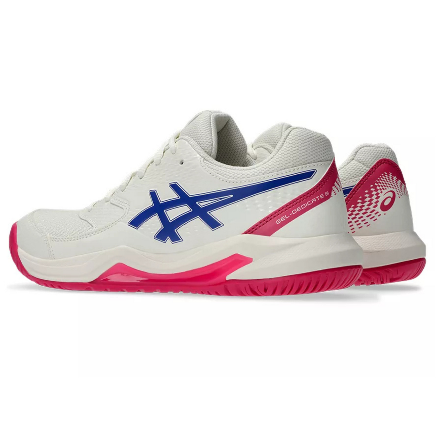 Asics Gel-Dedicate 8 Hard Court Womens Tennis Shoes – Cream/Dark Cobalt