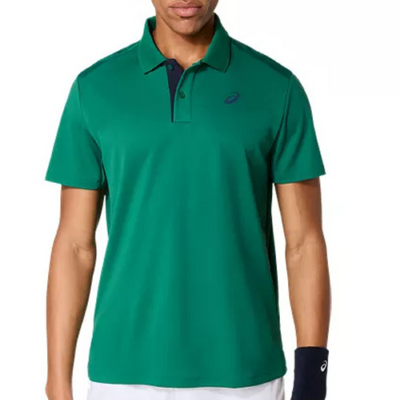 Asics Court Mens Tennis Polo - Jasper Green