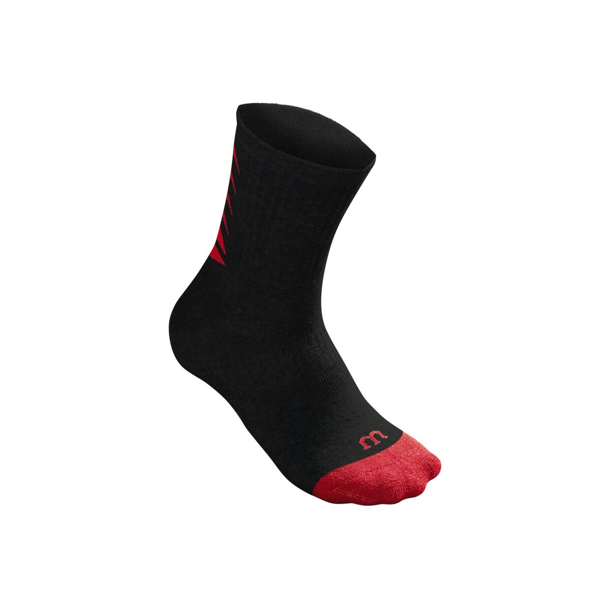 Wilson Youth Crew Sock 3 Pack - White/Black/Heather