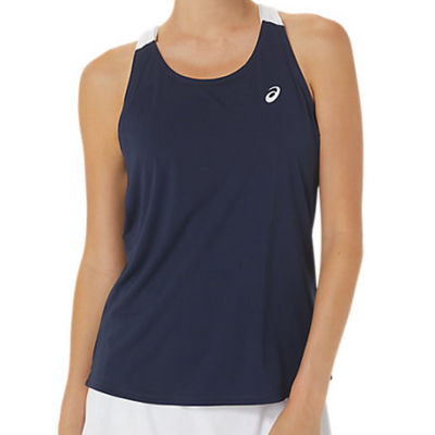 Asics Women Court Tank - Midnight/Brilliant White