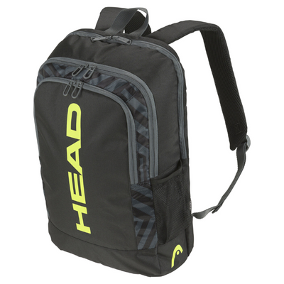 Head Base Backpack 17L  Tennis Backpack - Black/Neon Yellow