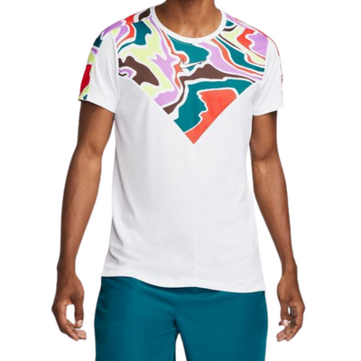 Nike Court Dri-FIT Slam Men Tennis Top - White/White