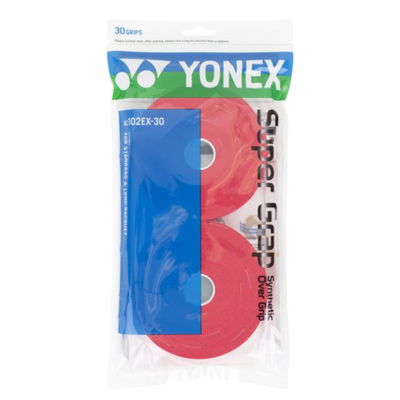 Yonex Wet Super Grap Grip 30 Pack  - Wine Red