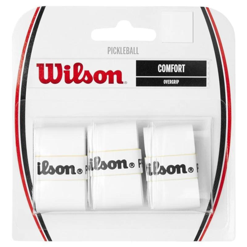 Wilson Pickleball Overgrip 3 Pack - White
