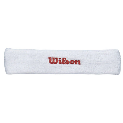 Wilson Headband - White/Red