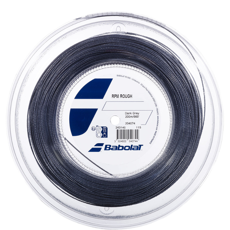 Babolat RPM Rough Black 1.25 200m Spool