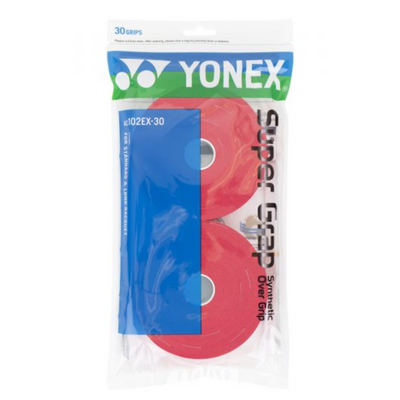 Yonex Wet Super Grap Grip 30 Pack  - Wine Red